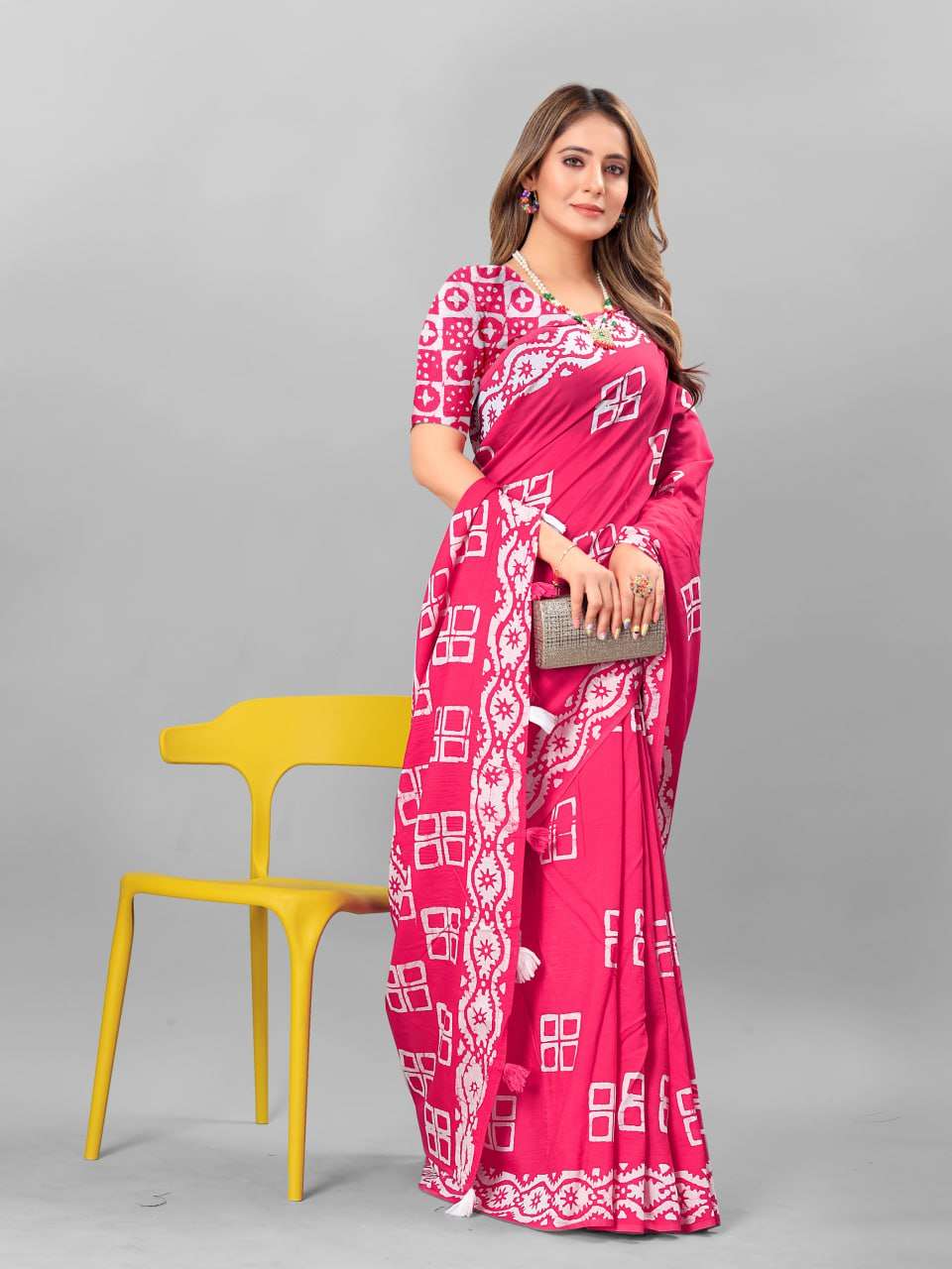 Stylish Hand Wax Batik Saree