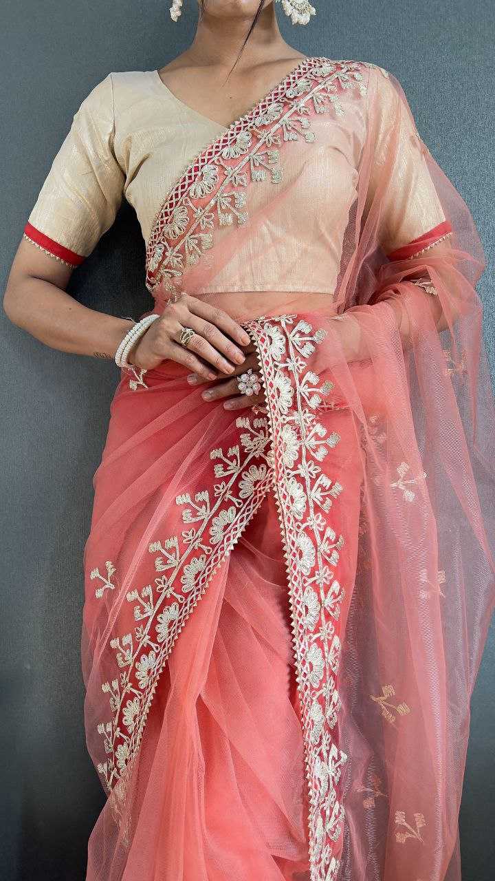Elegant Butterfly Net Saree