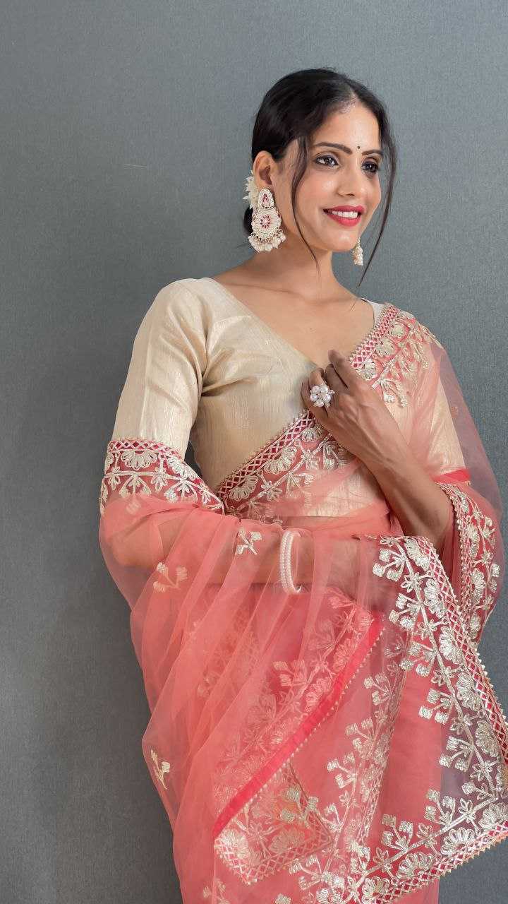 Elegant Butterfly Net Saree