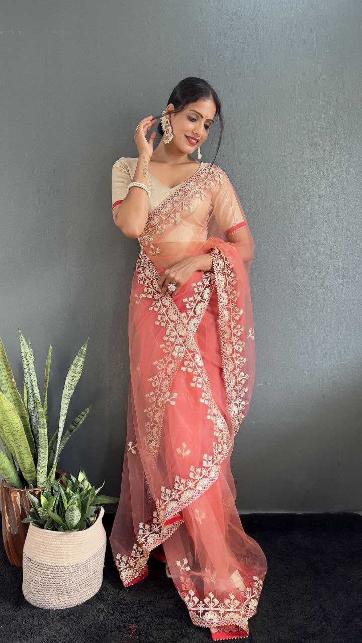 Elegant Butterfly Net Saree