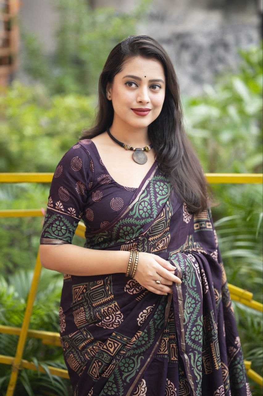 Work Wear Chanderi Cotton Saree