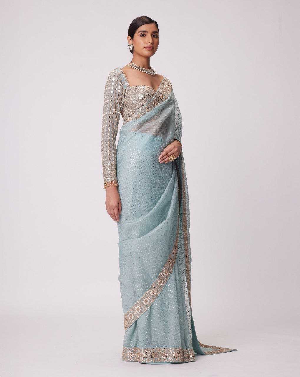 Traditional Faux Georgette Saree