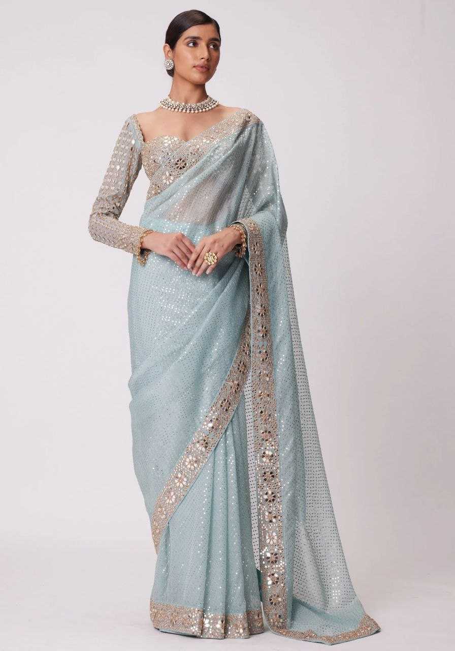 Traditional Faux Georgette Saree