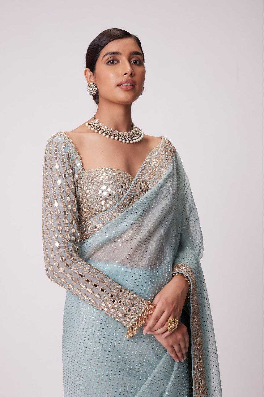Traditional Faux Georgette Saree