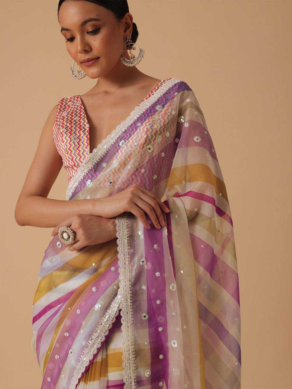 Elegant Georgette Saree