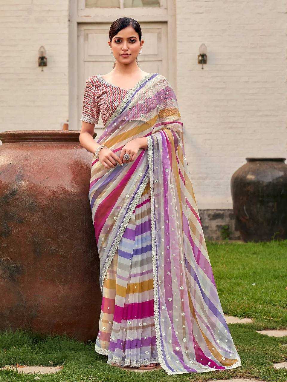 Elegant Georgette Saree
