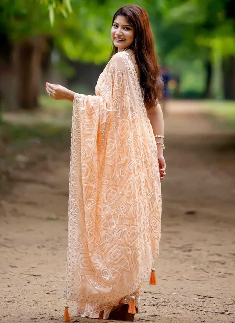 Stylish Georgette Saree