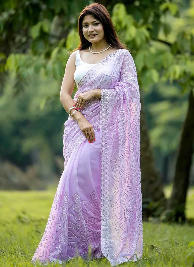 Stylish Georgette Saree