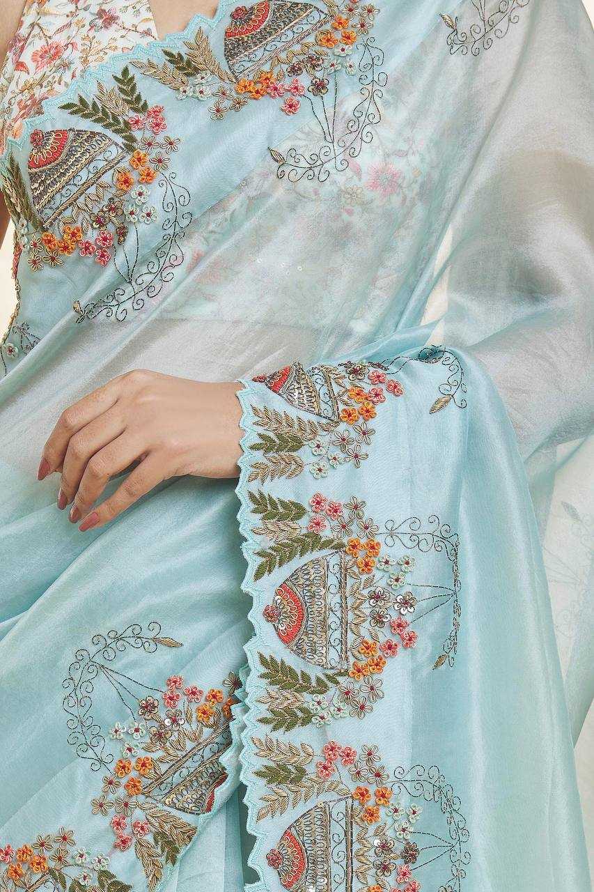 Stylish Organza Saree