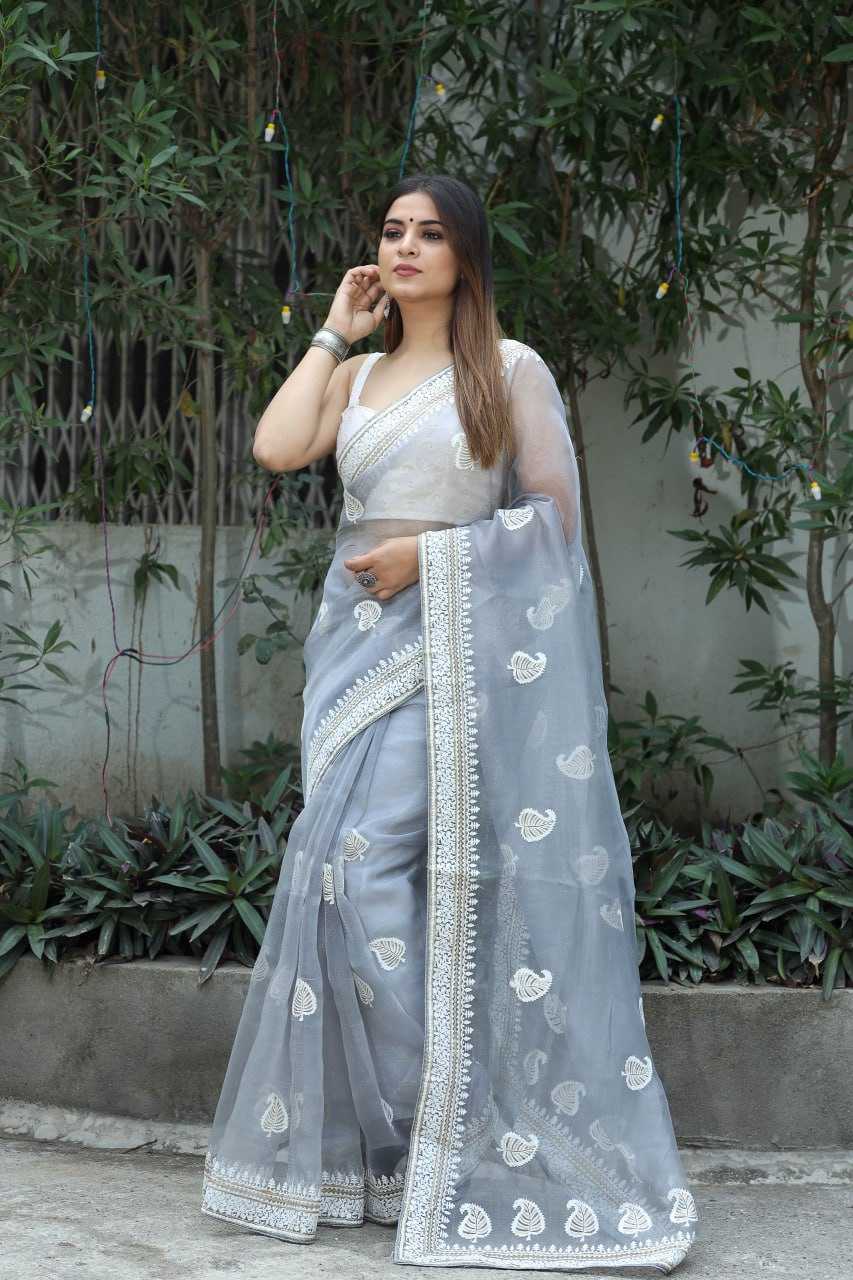 Stylish Organza Saree