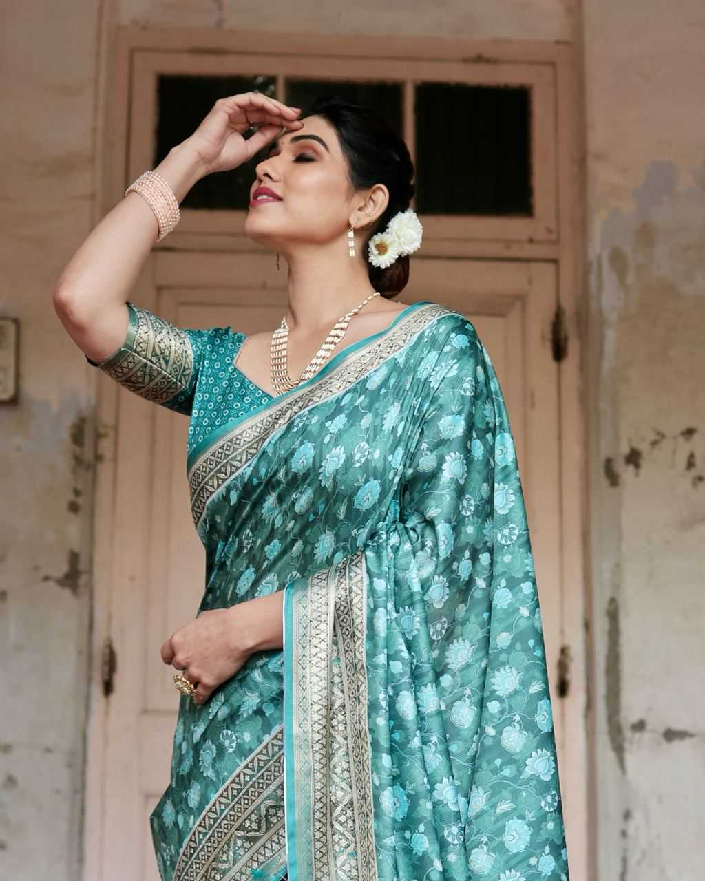 Classy Pure Silk Saree with Fine Print
