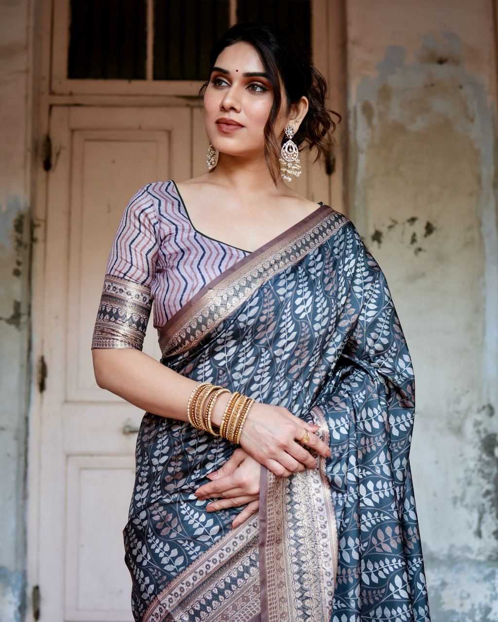 Stylish Pure Silk Saree