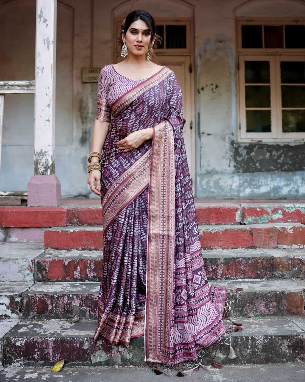 Stylish Pure Silk Saree