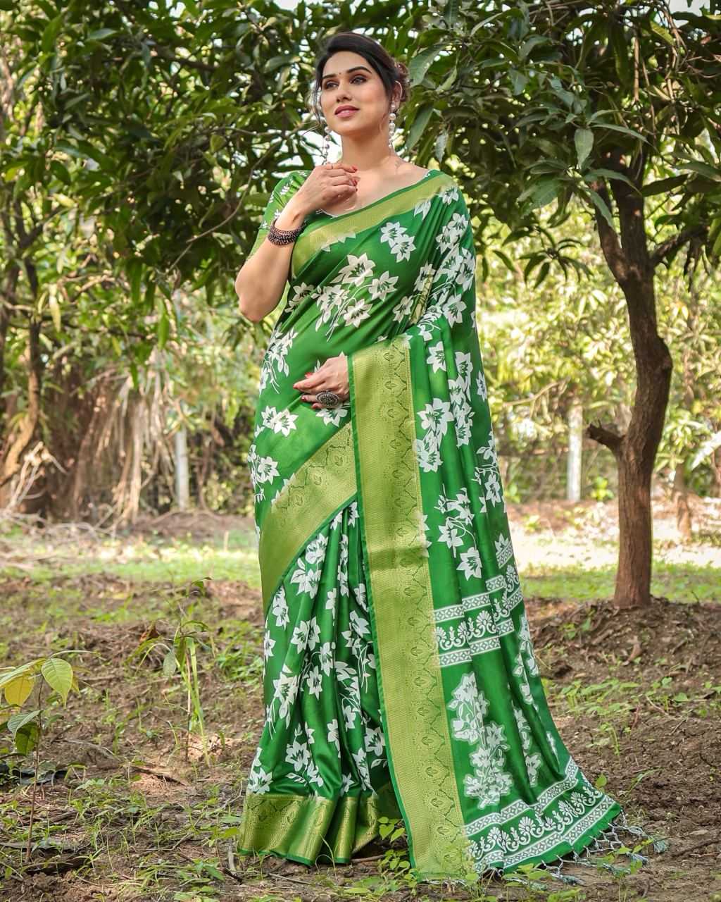Work Wear Pure Silk Saree