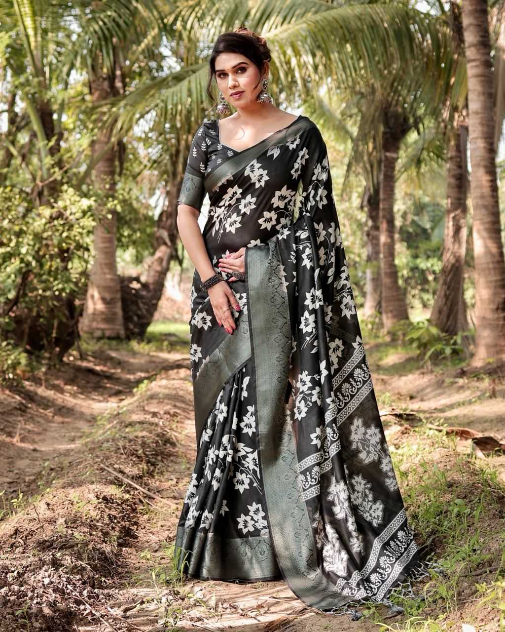 Work Wear Pure Silk Saree