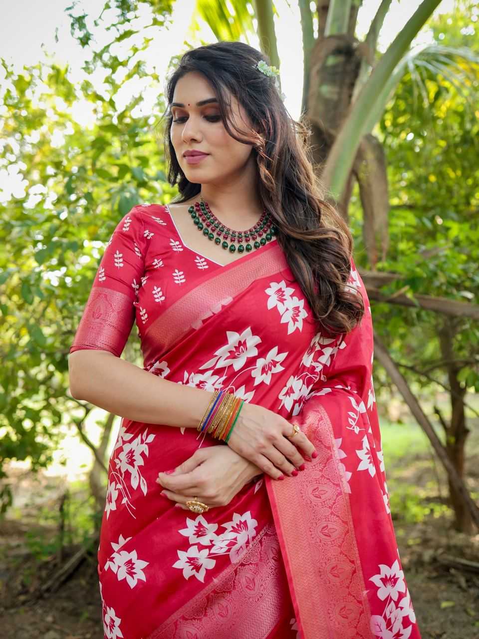 Work Wear Pure Silk Saree