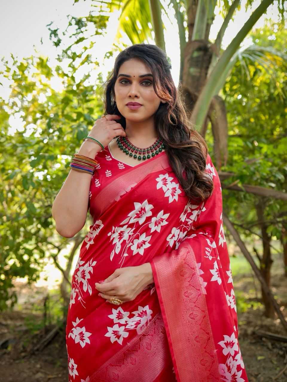 Work Wear Pure Silk Saree
