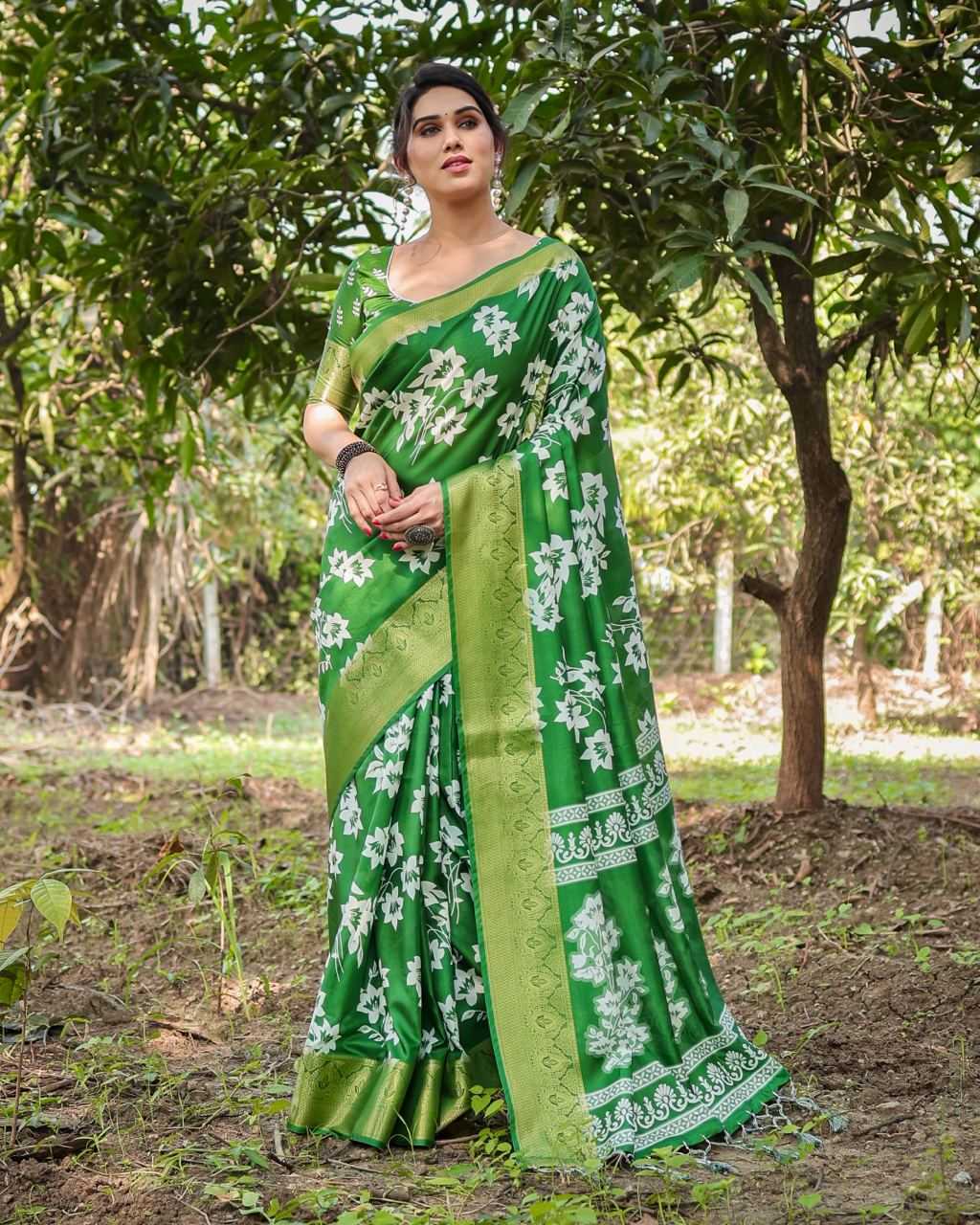 Work Wear Pure Silk Saree
