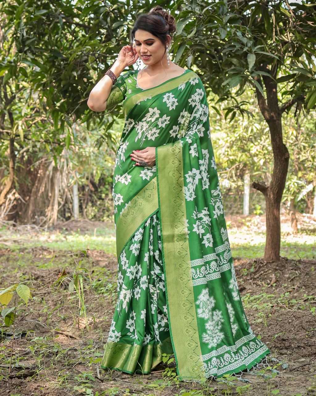 Work Wear Pure Silk Saree