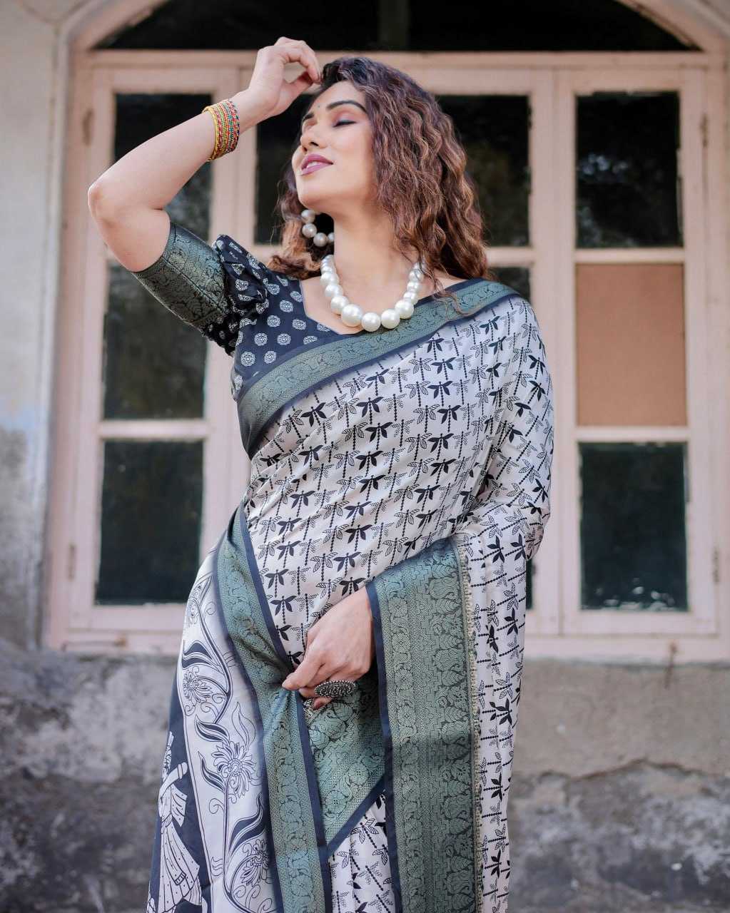 Stylish Pure Silk Saree