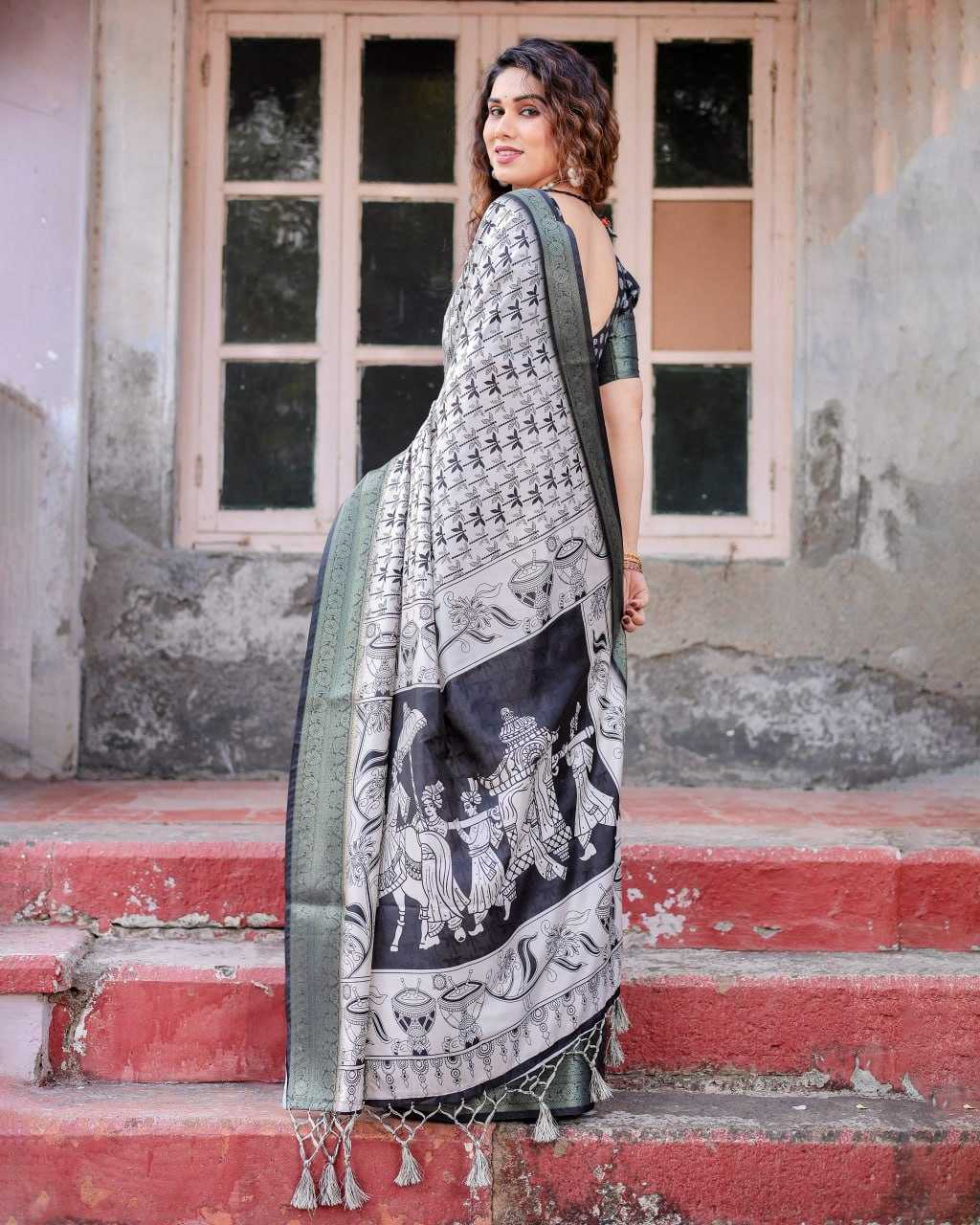 Stylish Pure Silk Saree