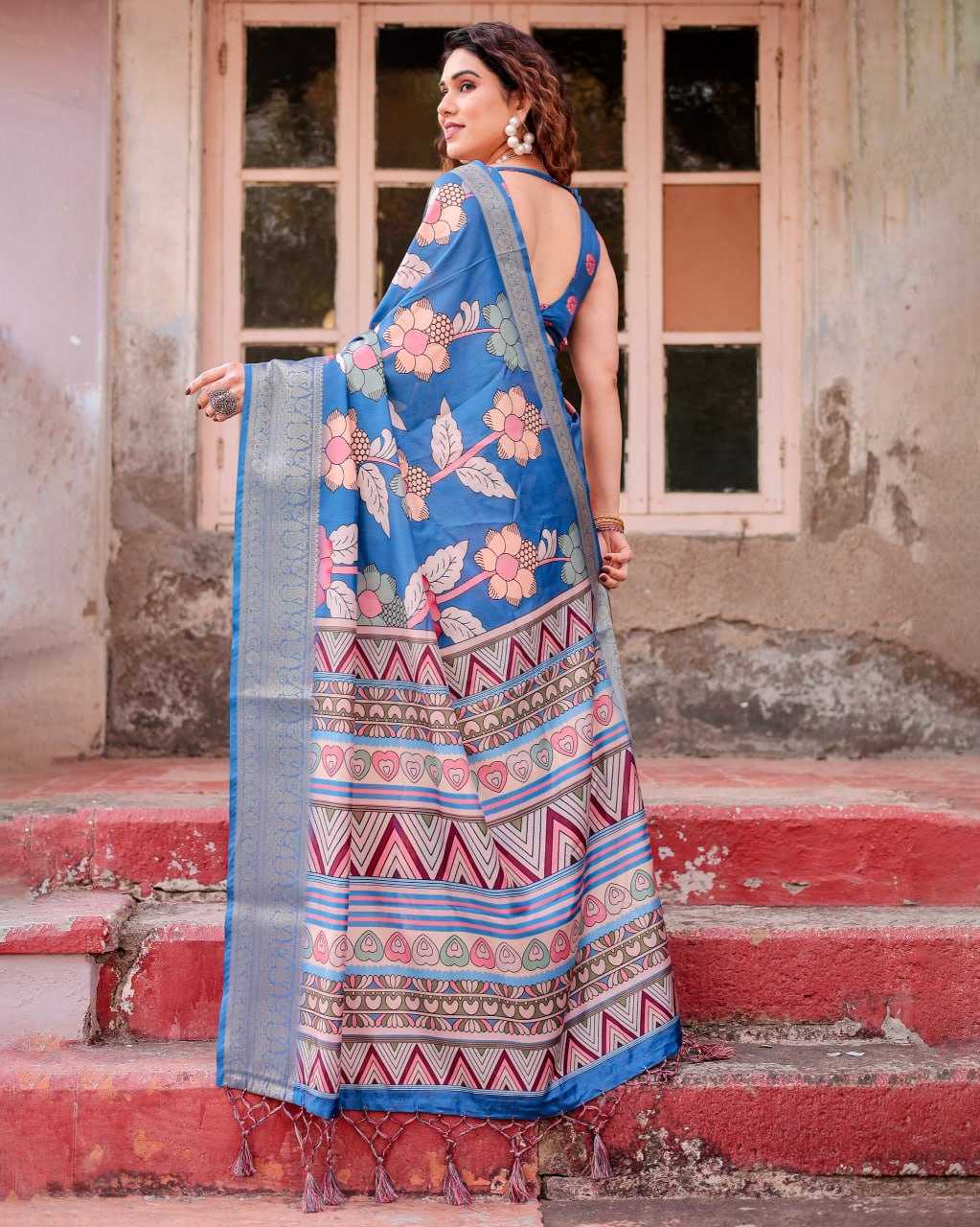 Stylish Pure Silk Saree