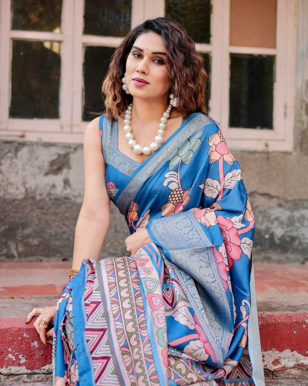 Stylish Pure Silk Saree