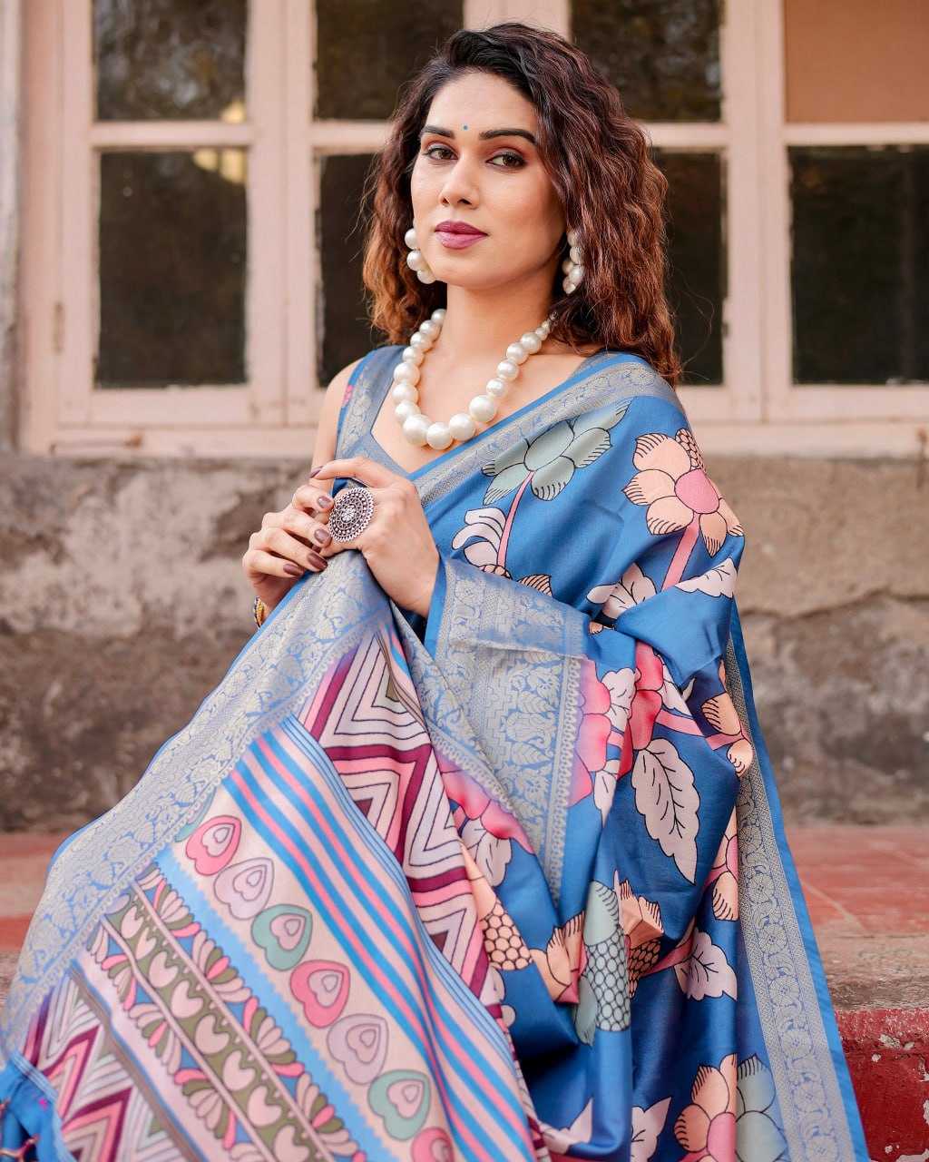 Stylish Pure Silk Saree