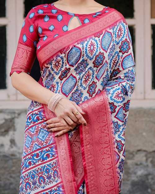 Stylish Pure Silk Saree