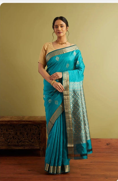 Soft Silk Saree with Perfect Weight and Color - 6.3m Total