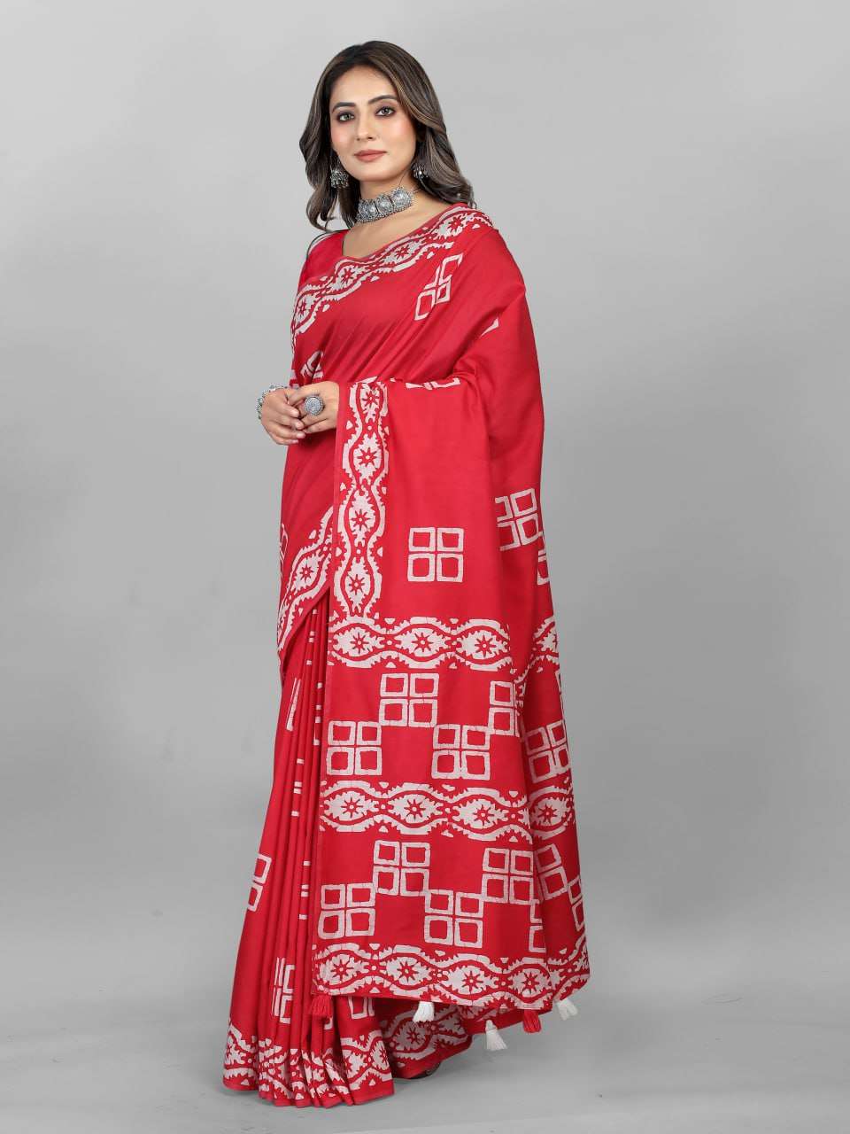 Stylish Hand Wax Batik Saree