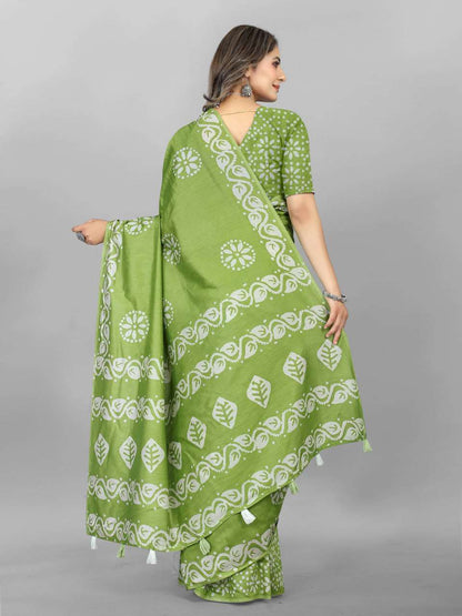Hand Wax Batik Saree