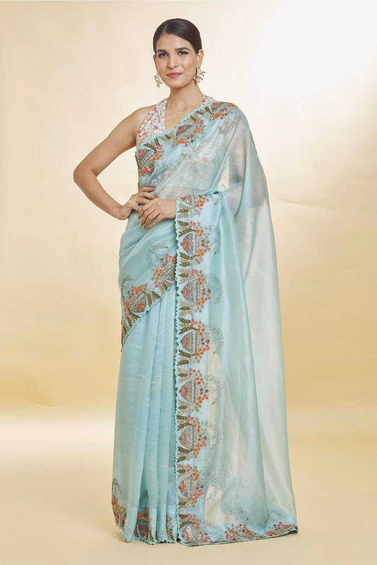 Stylish Organza Saree