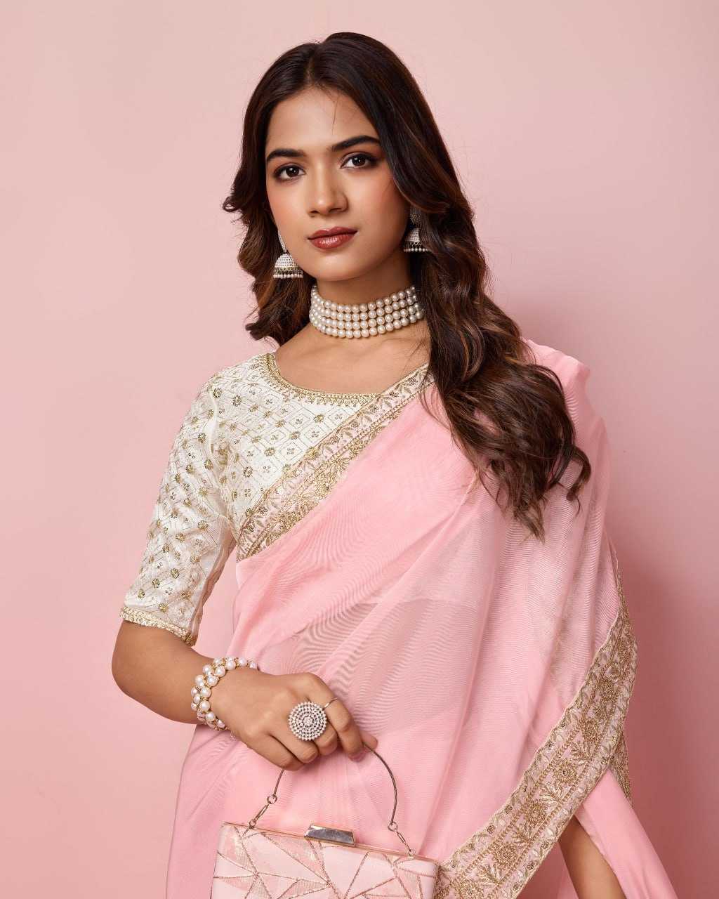 Traditional Organza Saree