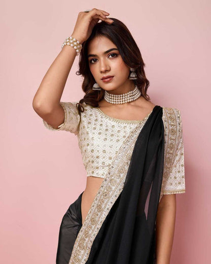 Traditional Organza Saree