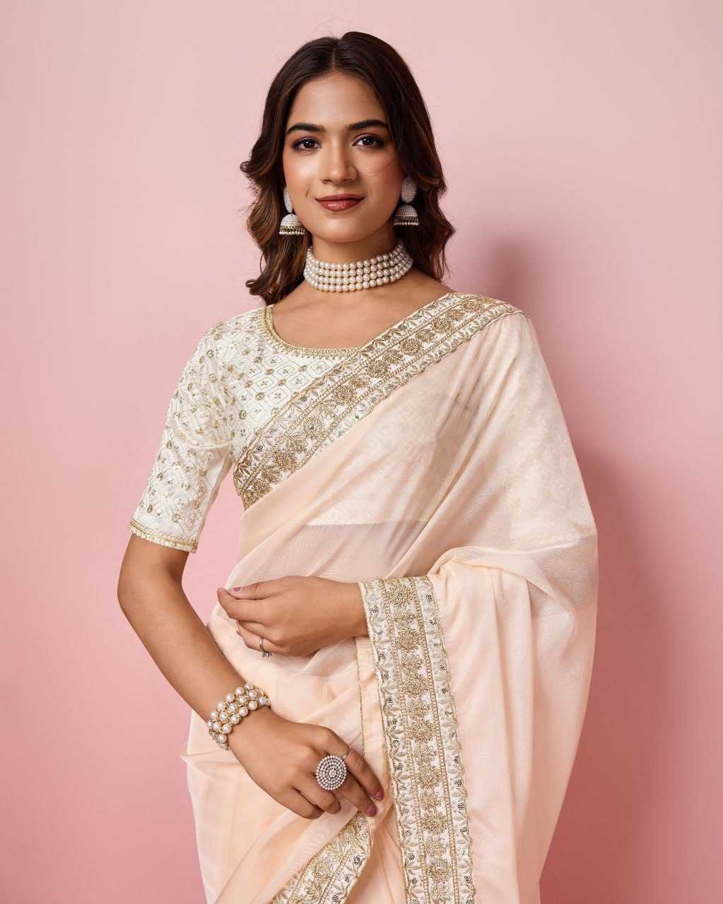 Traditional Organza Saree