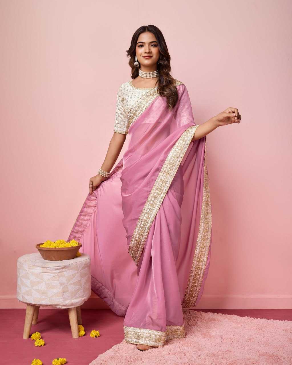 Traditional Organza Saree