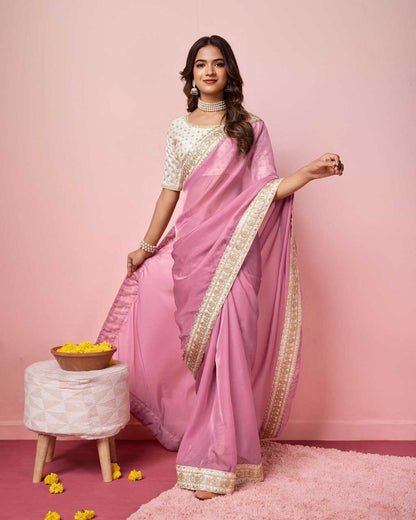 Traditional Organza Saree