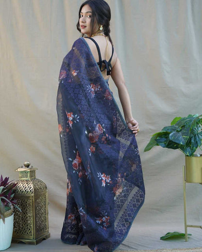 Stylish Organza Saree