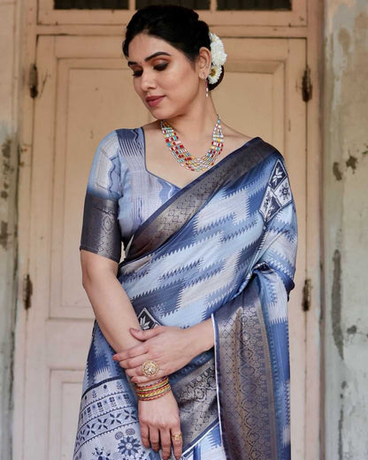 Pure Silk Digital Printed Saree