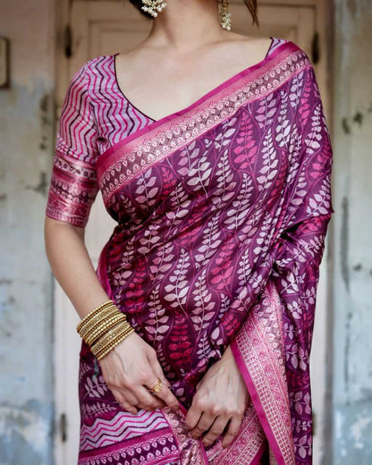 Stylish Pure Silk Saree
