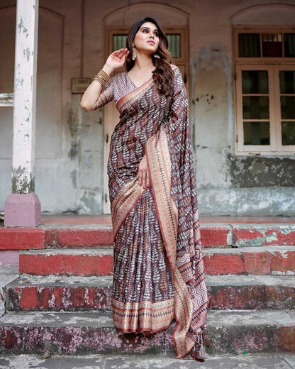 Stylish Pure Silk Saree