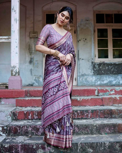 Stylish Pure Silk Saree