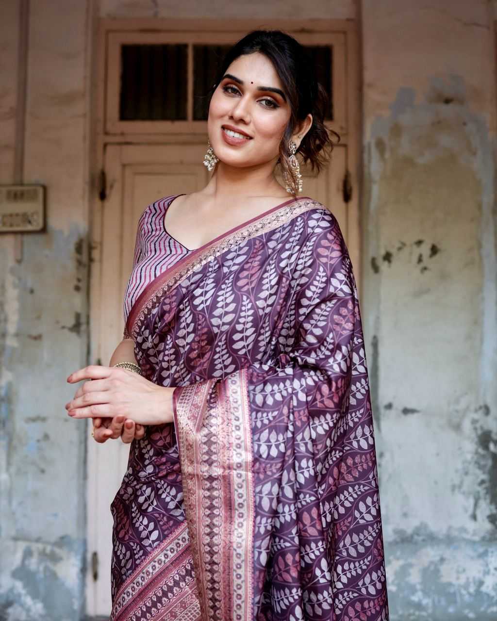 Stylish Pure Silk Saree