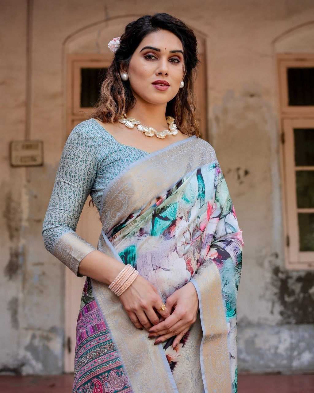Work Wear Pure Silk Saree